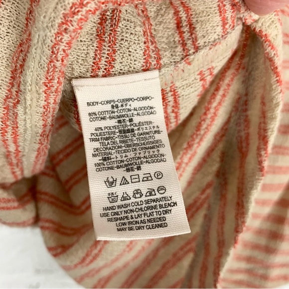 Free People Striped Frida Tank Top Floral Embroidered XS - Picture 4 of 10